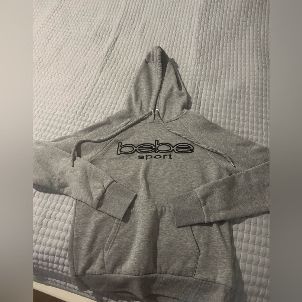 Bebe Sport Heather Gray Pullover